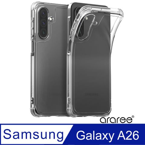 Araree 三星 Galaxy A26 5G 軟性防摔保護殼(透明)