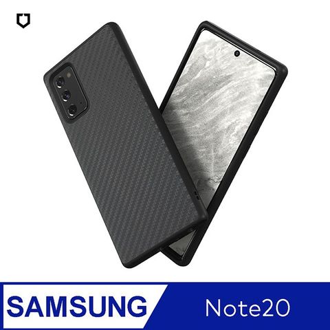【犀牛盾】Samsung Galaxy Note 20 (6.7吋) SolidSuit 防摔背蓋手機保護殼-碳纖維紋路