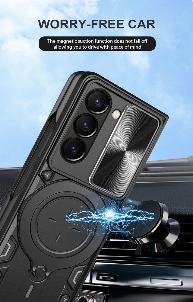  【ACE_CASE】Samsung Galaxy Z Fold5 家尚推窗360度指環支架收納 手機殼 保護殼 保護套