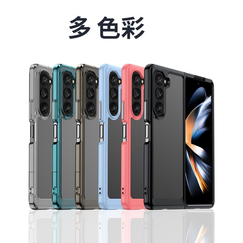   【ACE_CASE】 SAMSUNG Galaxy Z  Fold5 透明硬PC背板+TPU軟邊框 保護殼 手機套 軟殼 保護套 手機殼