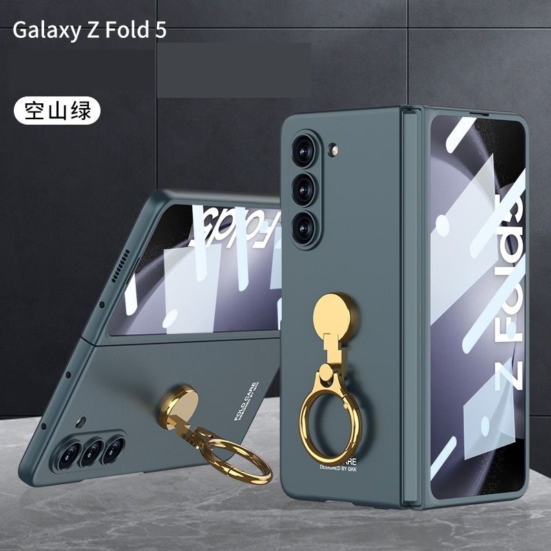   【ACE_CASE】 Samsung Galaxy Z  Fold5 磨砂殼膜合體 三軸指環支架 手機殼 保護殼 保護套(多色可選)