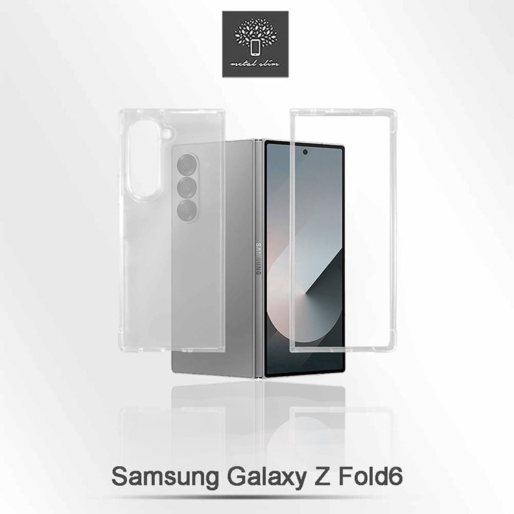 Metal-Slim Samsung Galaxy Z Fold 6 5G TPU+壓克力 雙料透明防摔保護殼