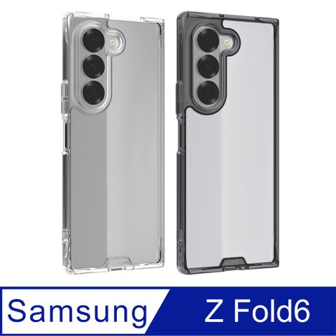 hoda 好貼 Samsung Galaxy Z Fold6 晶石鋼化玻璃軍規防摔保護殼