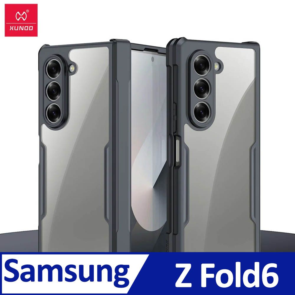 XUNDD 訊迪 SAMSUNG Galaxy Z Fold6 防摔保護軟殼 炫酷黑