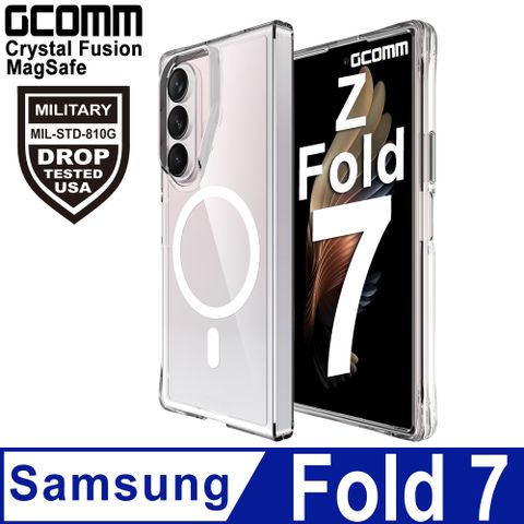 GCOMM Crystal Fusion MagSafe 兼容 磁吸晶透軍規防摔殼 三星 Z Fold7