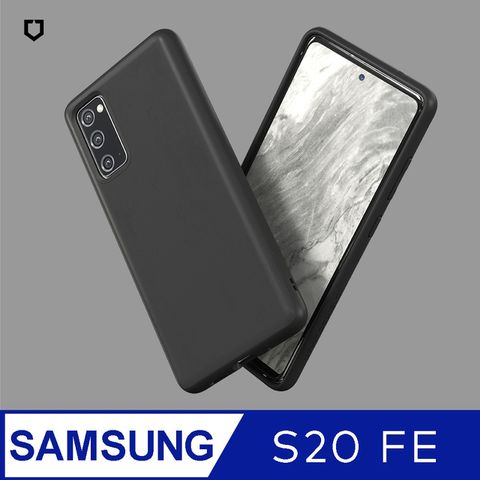 【犀牛盾】Samsung Galaxy S20 FE (6.5吋) SolidSuit 經典防摔背蓋手機保護殼-黑色