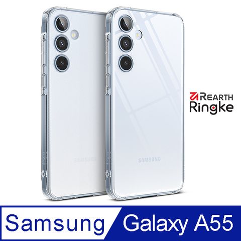 Ringke Fusion三星 Galaxy A55 5G 透明PC防刮背蓋 + TPU防摔防撞邊框 手機保護殼