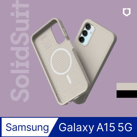 RHINOSHIELD 犀牛盾 Samsung Galaxy A15 (4G/5G) (6.5吋) SolidSuit (MagSafe 兼容) 防摔背蓋手機保護殼