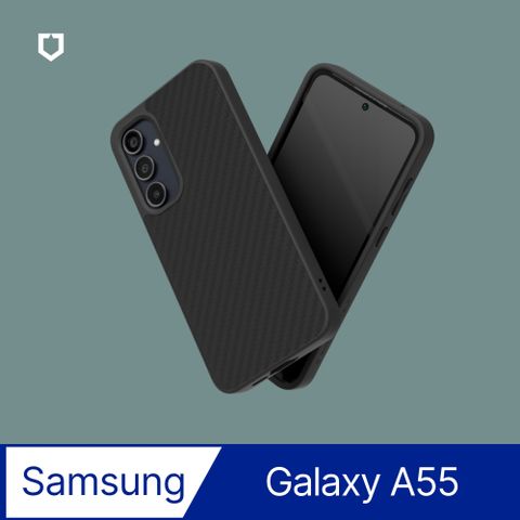 【犀牛盾】Samsung Galaxy A55 (6.6吋) SolidSuit 防摔背蓋手機保護殼-碳纖維紋路