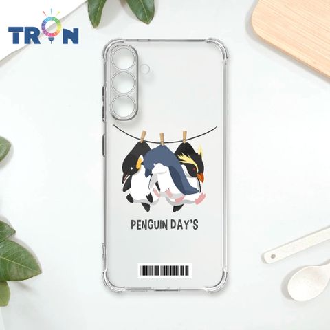 TRON 三星 A15 5G 曬多種企鵝  載具 四角防摔殼 手機殼