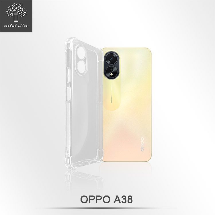 Metal-Slim OPPO A38 精密挖孔 強化軍規防摔抗震手機殼