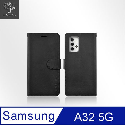 for Samsung Galaxy A32 5G高仿小牛皮磁吸多工卡匣TPU皮套