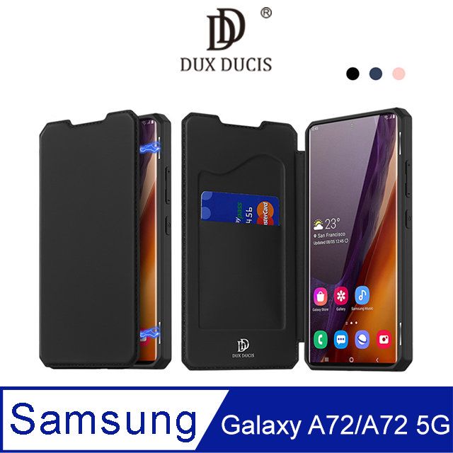 DUX DUCIS  SAMSUNG Galaxy A72/A72 5G SKIN X 皮套 #手機殼#保護殼#保護套#磁吸#卡槽收納