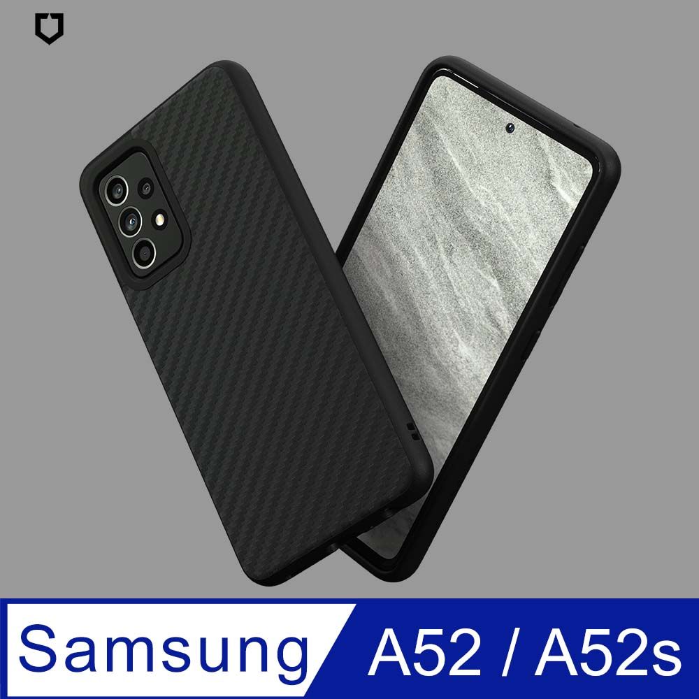 RHINOSHIELD 犀牛盾 Samsung Galaxy A52 / A52s 共用 (4G/5G) (6.5吋) SolidSuit 防摔背蓋手機保護殼-碳纖維紋路