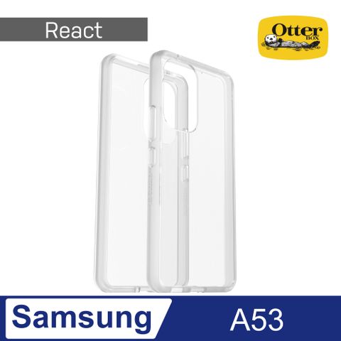 OtterBox Samsung Galaxy A53/A53 5G/A53s React輕透防摔殼-透明