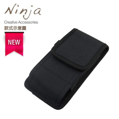 【東京御用Ninja】SAMSUNG Galaxy A52 5G版本(6.5吋)直立式經典尼龍款腰掛式保護皮套