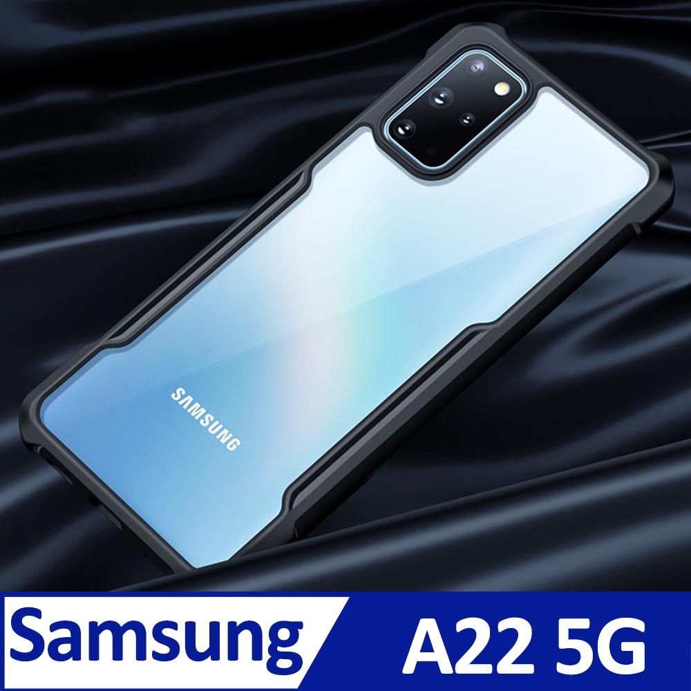 XUNDD 訊迪 SAMSUNG Galaxy A22 5G 防摔保護軟殼 炫酷黑