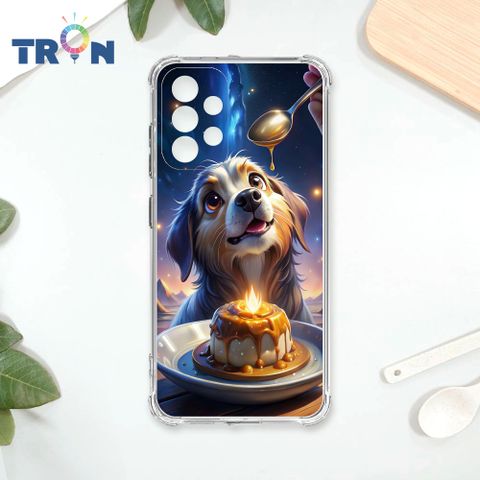 TRON 三星 A52/52s 吃布丁的動物 四角防摔殼 手機殼