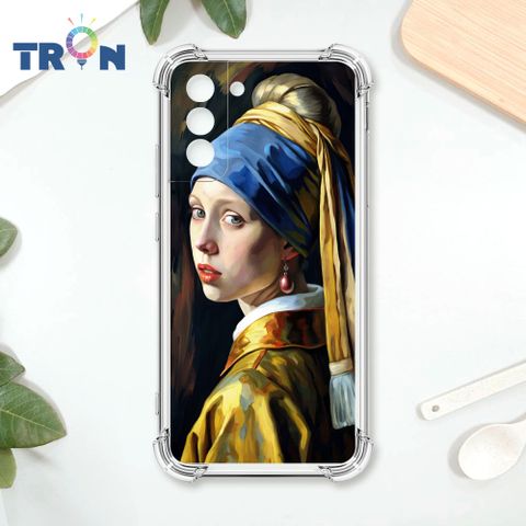 TRON 三星 S21 PLUS 戴頭巾的少女 四角防摔殼 手機殼
