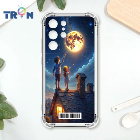 TRON 三星 S21 Ultra 月圓夜  載具 四角防摔殼 手機殼