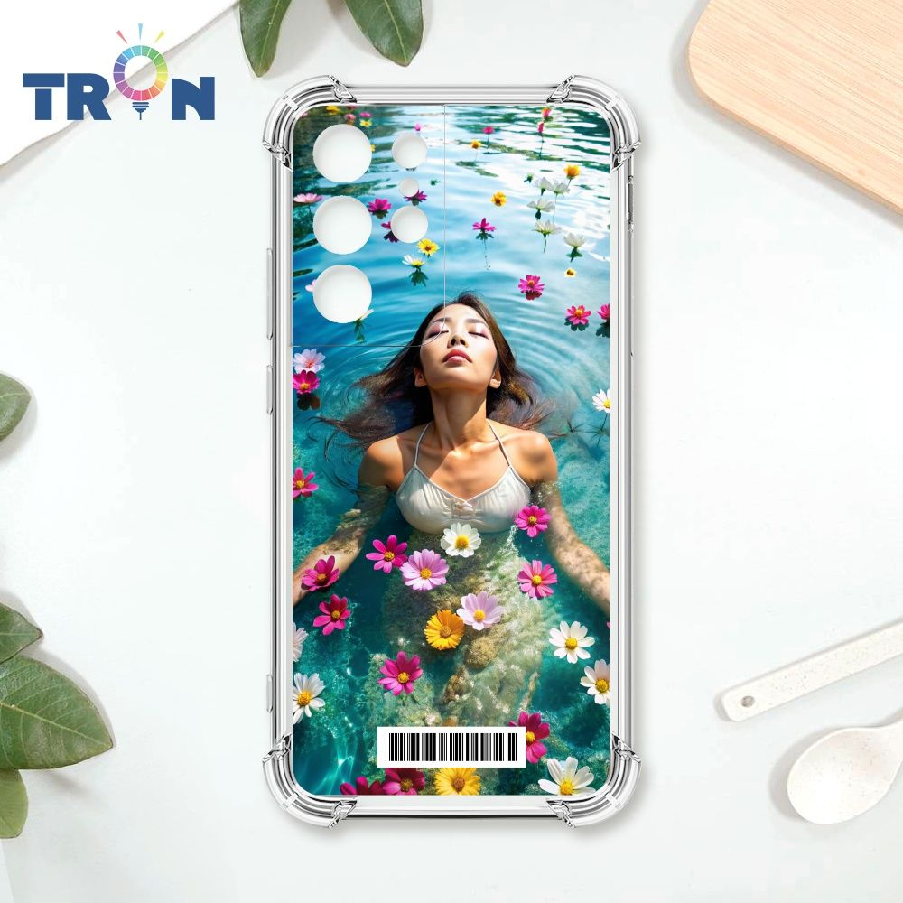  TRON 三星 S21 Ultra 花海中游泳的少女  載具 四角防摔殼 手機殼