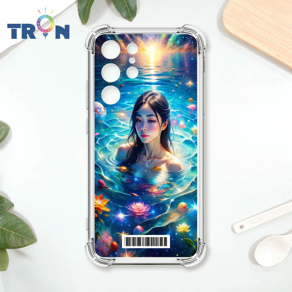  TRON 三星 S21 Ultra 花海中游泳的少女  載具 四角防摔殼 手機殼