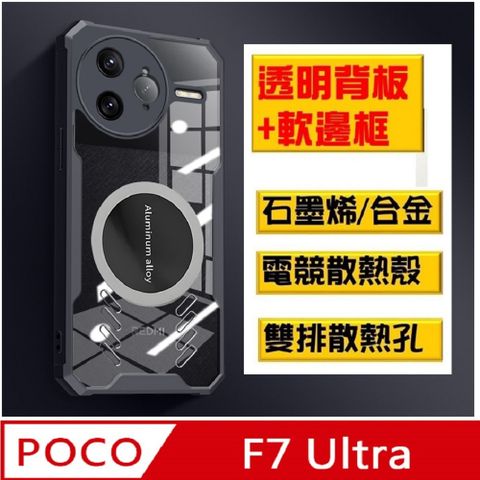【ACE_CASE】POCO F7 Ultra 石磨烯磁吸散熱手機殼保護殼套