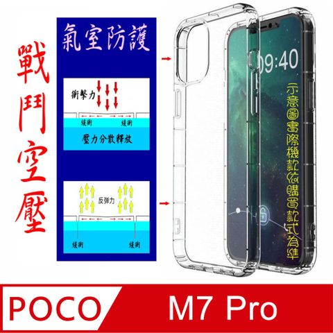 [Tpu] POCO M7 Pro 戰鬥空壓氣墊防摔保護套