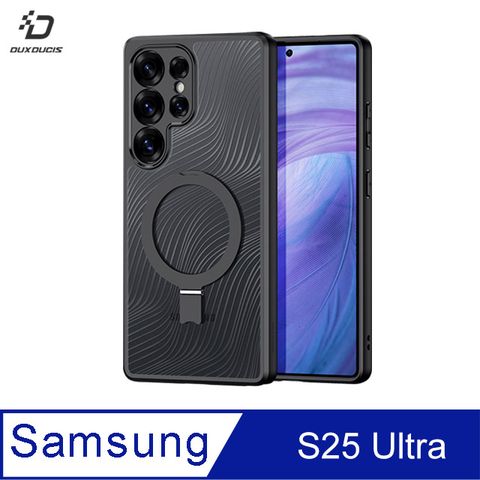 DUX DUCIS SAMSUNG S25 Ultra Aimo Mag 支架保護殼-黑色