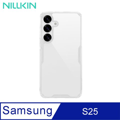NILLKIN SAMSUNG S25 本色 Pro 保護套-透白