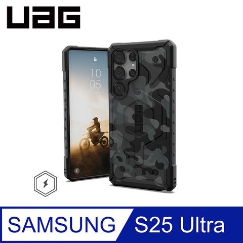 UAG Galaxy S25 Ultra 磁吸耐衝擊經典保護殼-迷彩黑