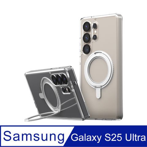 Araree 三星 Galaxy S25 Ultra 磁吸式支架保護殼(DUPLE M Stand)
