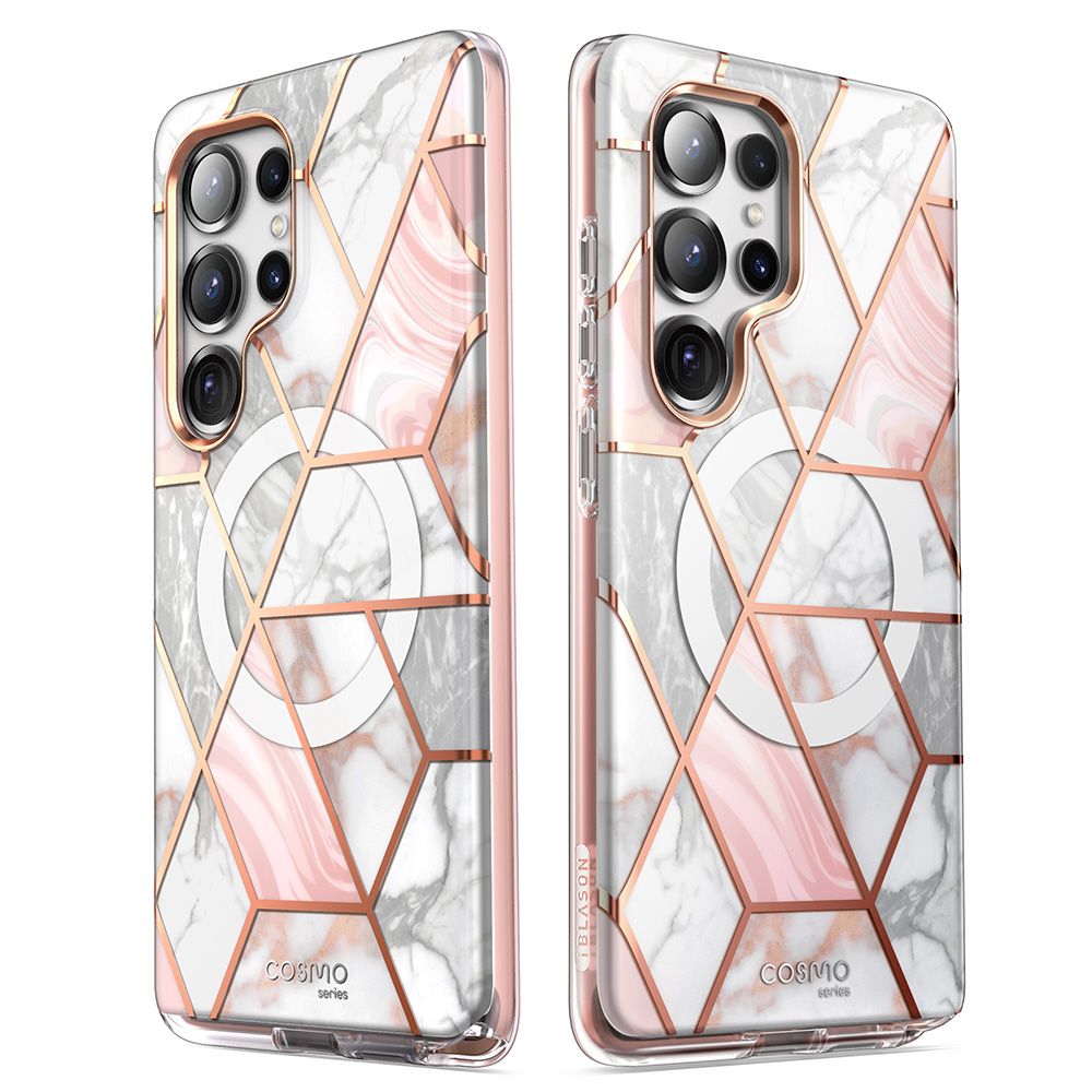  i-Blason Galaxy S25 Ultra Cosmo-極致防摔保護殼(大理石: 含螢幕防護膜)