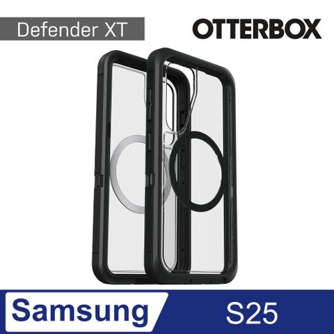 OtterBox Samsung Galaxy S25 6.2吋 Defender XT 防禦者系列保護殼-黑透
