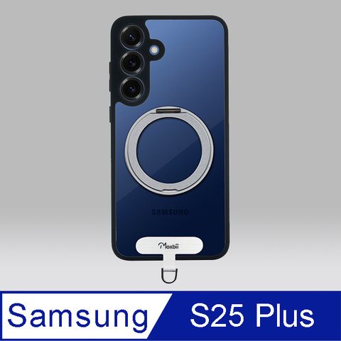 【KINO系列】 三星Samsung 旋轉磁吸支架+掛片保護殼 (For Galaxy S25 Plus)