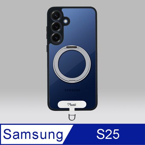【KINO系列】 三星Samsung 旋轉磁吸支架+掛片保護殼 (For Galaxy S25)