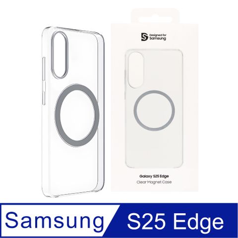 Samsung 三星 原廠公司貨 Galaxy S25 Edge 透明磁吸保護殼 FFS937 (盒裝)