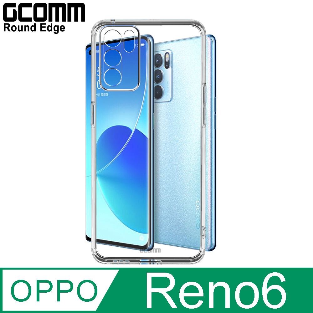 GCOMM  Round Edge 清透圓角防滑邊保護套 OPPO Reno6