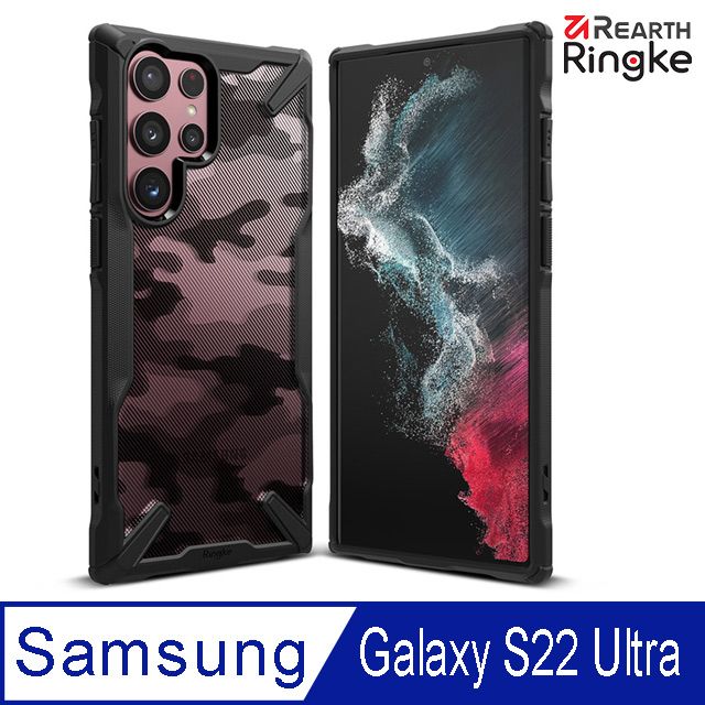 Ringke ｜Rearth 三星 Samsung Galaxy S22 Ultra [Fusion X] 防撞手機保護殼