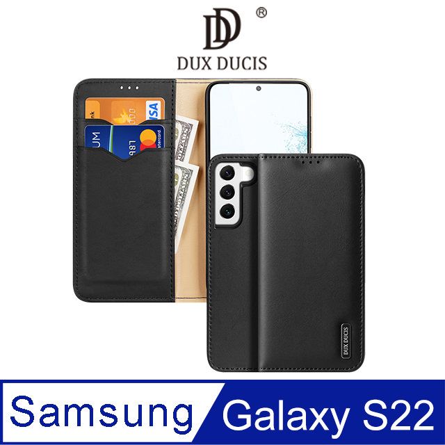 DUX DUCIS  SAMSUNG Galaxy S22 Hivo 真皮保護套 #手機殼 #保護殼 #磁吸 #卡槽收納