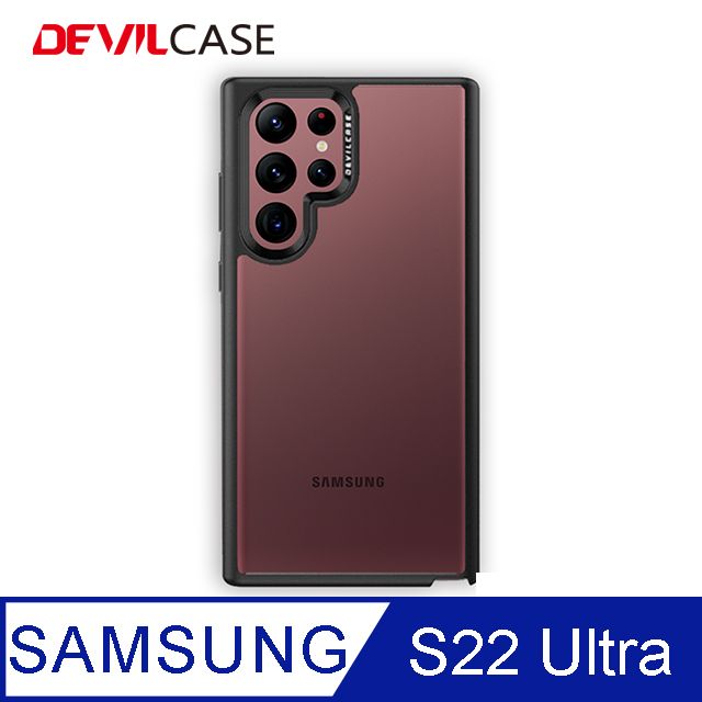 DEVILCASE 惡魔殼  Samsung Galaxy S22 Ultra 惡魔防摔殼 標準版 - 黑色