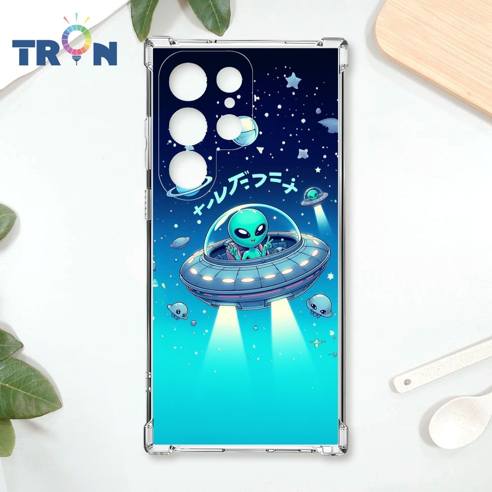  TRON 三星 S22 Ultra ET飛碟外星人系列 四角防摔殼 手機殼