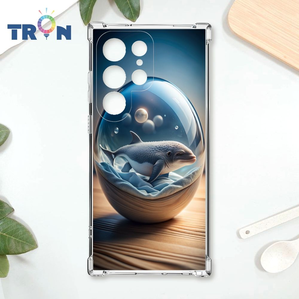  TRON 三星 S22 Ultra 水晶球裡的動物們-2 四角防摔殼 手機殼