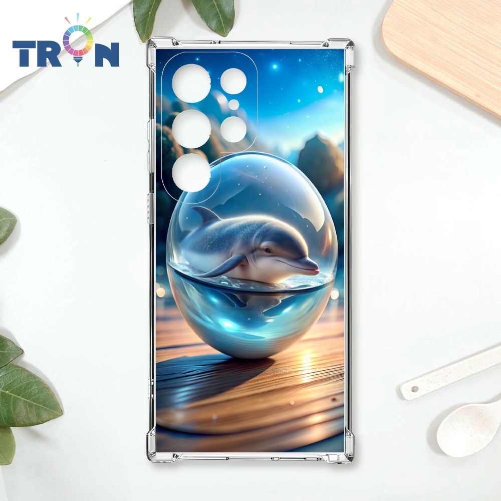  TRON 三星 S22 Ultra 水晶球裡的動物們-2 四角防摔殼 手機殼