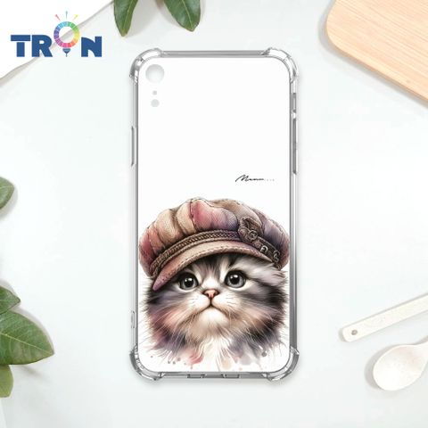 TRON IPhone XR 喵的貓咪 四角防摔殼 手機殼