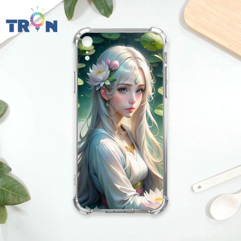 TRON IPhone XR 荷葉中的少女 四角防摔殼 手機殼