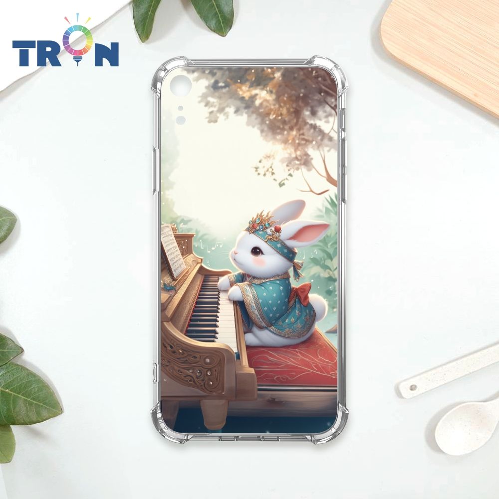  TRON IPhone XR 彈鋼琴的古風兔子 四角防摔殼 手機殼