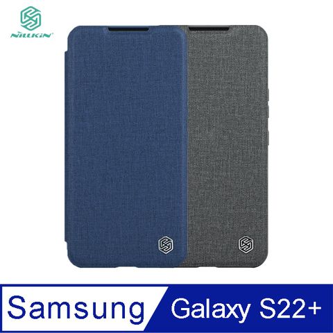 PRO NILLKIN SAMSUNG Galaxy S22+ 秦系列  皮套(布紋款) #手機殼 #保護套 #鏡頭滑蓋