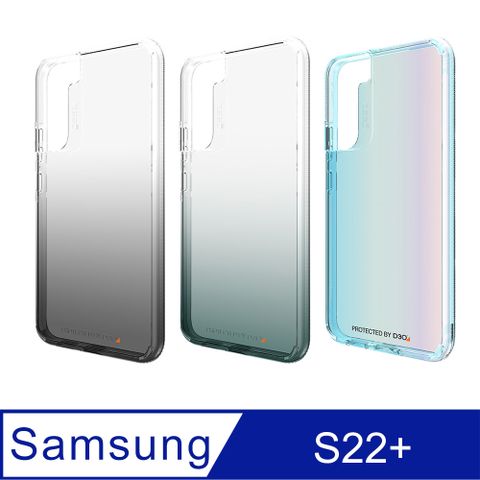 Gear4 Samsung Galaxy S22+ D3O® Milan 米蘭-透明抗菌軍規頂級軍規防摔保護殼