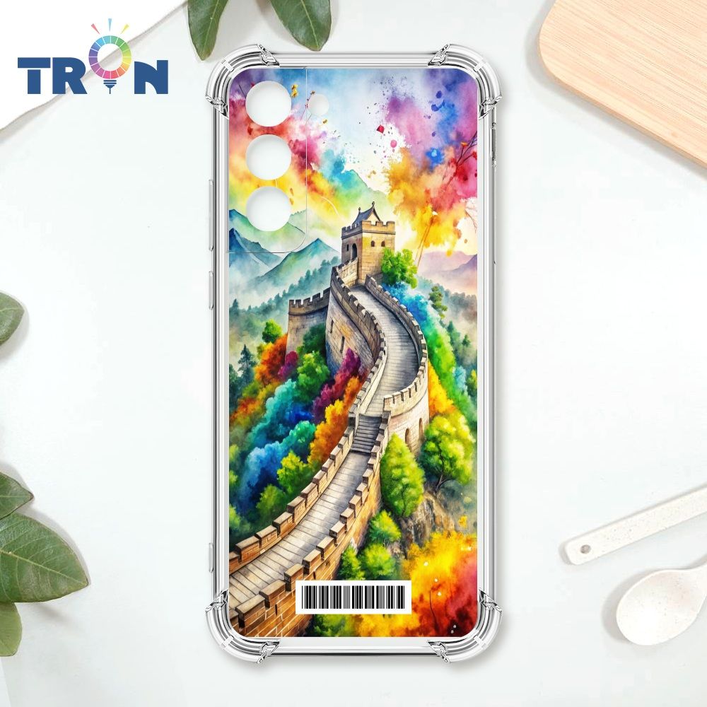  TRON 三星 S22 PLUS 建築水墨彩畫  載具 四角防摔殼 手機殼